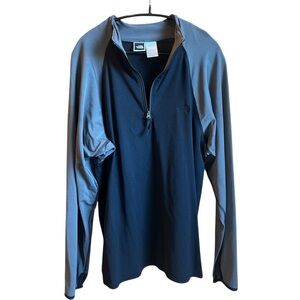 The North Face Men’s Black Gray Quarter Zip Performance Pullover Size L